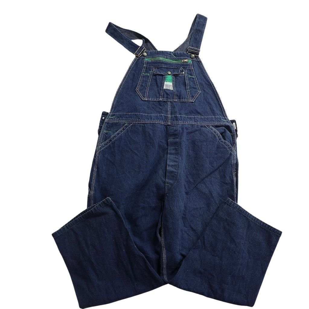 古着卸 まとめ売り デニム オーバーオール 4枚セット (メンズ 42 /44