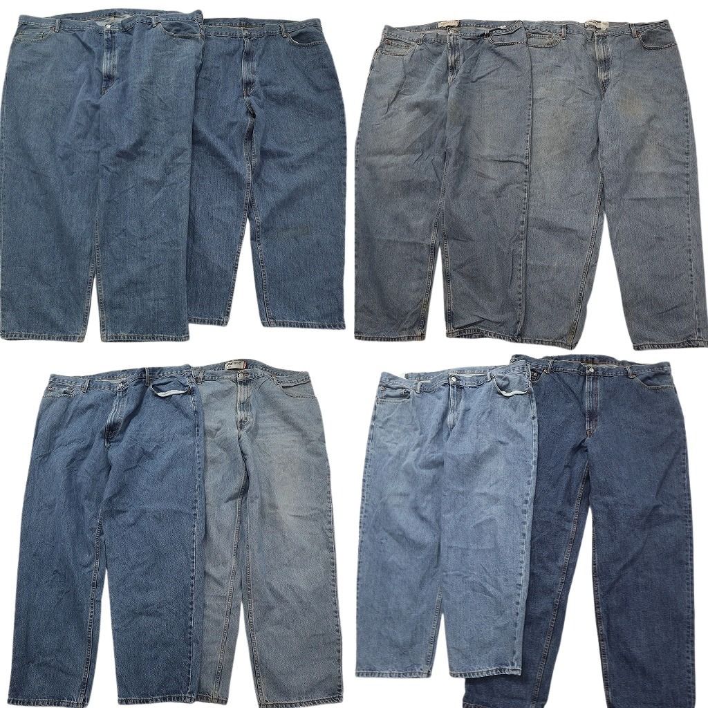 古着卸 リーバイス 560 デニム パンツ セット メンズ 58 50 48 46 インディゴブルー フエード アメカジ ND 0672
