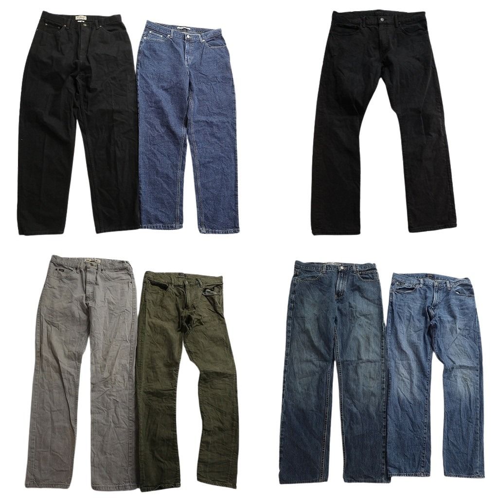 古着卸 ブランドmix パンツ セット メンズ 34 ラルフローレン リー LEE トミーヒルフィガー 古着 ND 0696