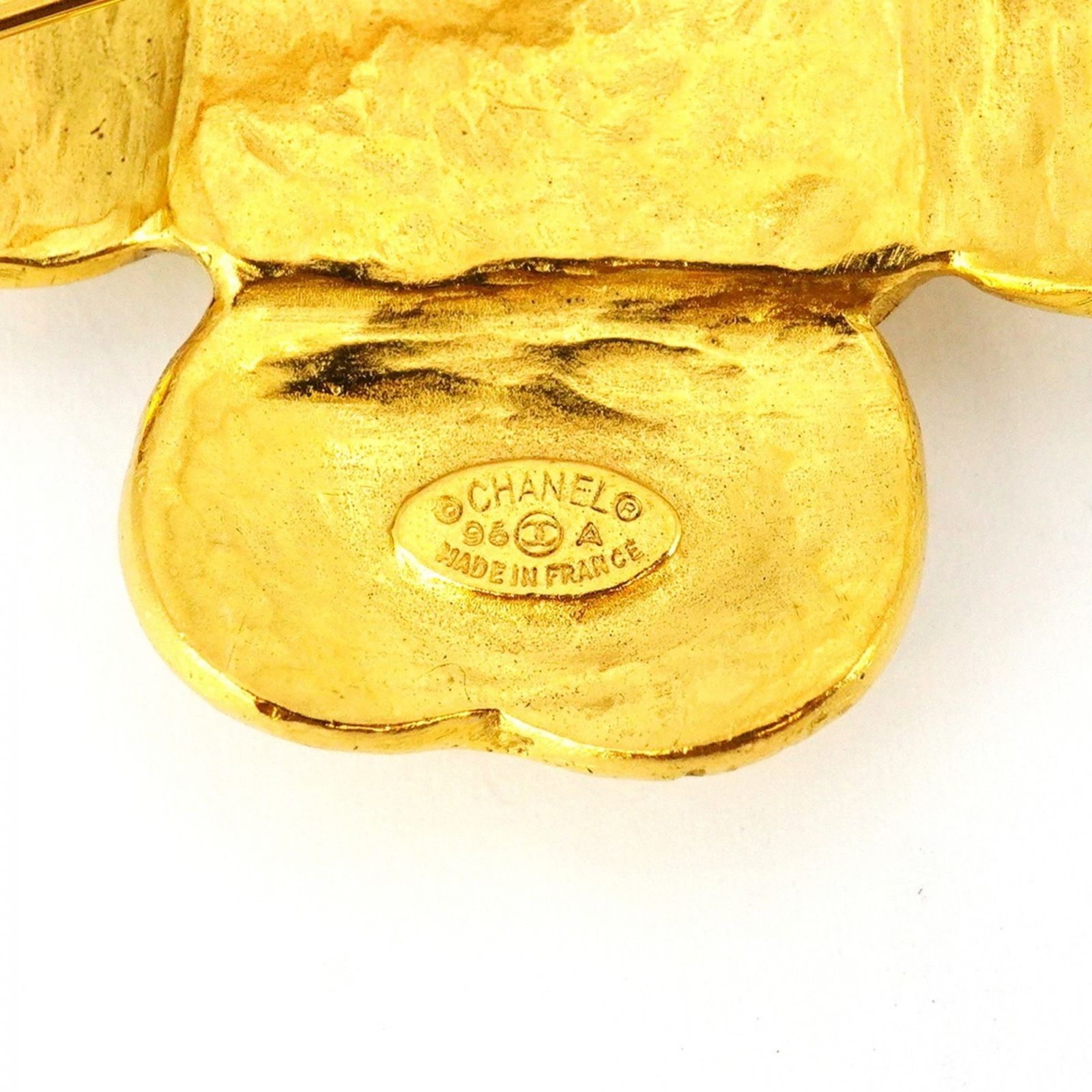  シャネル Chanel ブローチ ココマーク GPメッキ ゴールド ブラックレディース ブローチ コサージュ アクセサリー