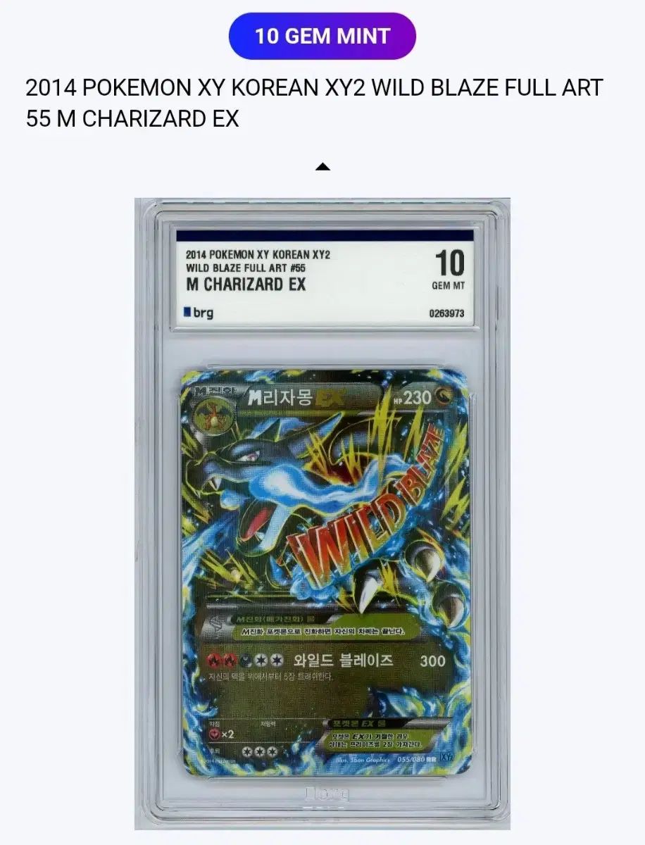 ポケモンカード MリザードンEX フールアート ハン版