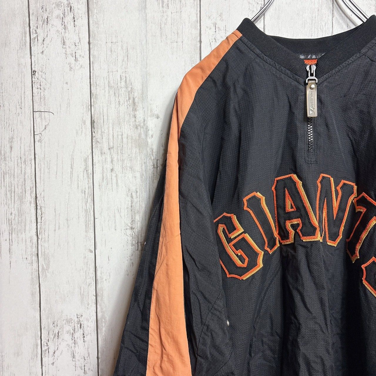 Majestic マジェスティック MLB GIANTS ジャイアンツ ナイロンプル