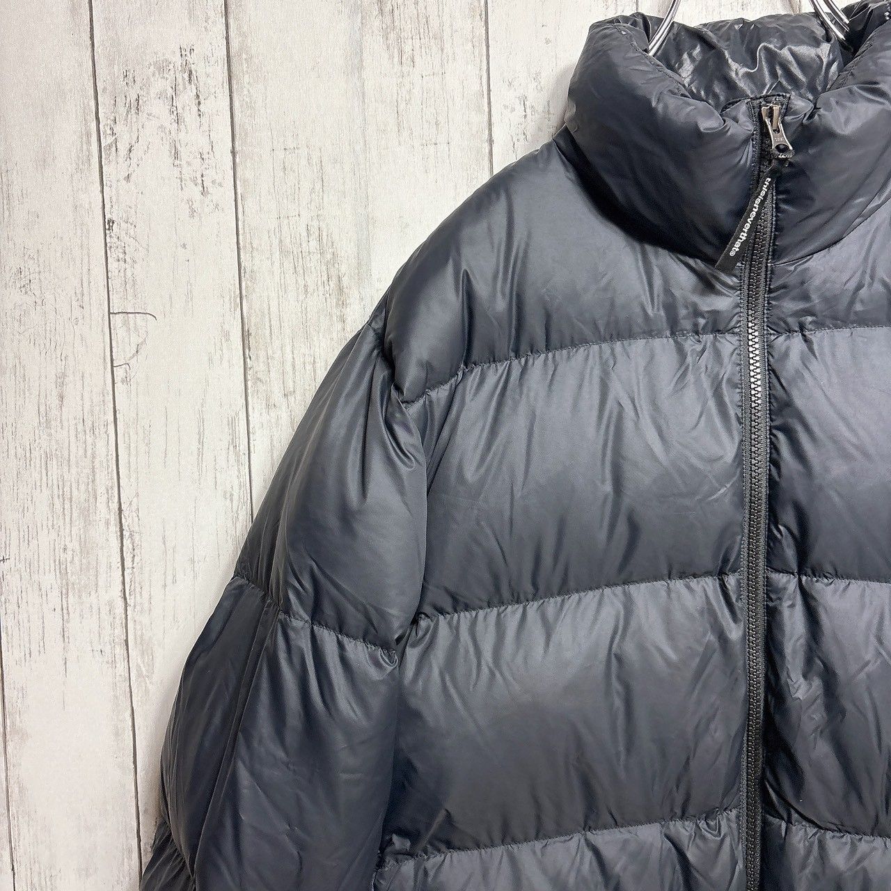 thisisneverthat ダウンジャケット ブラック S 新品】thisisneverthat 
