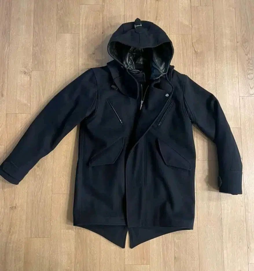 Sandro メンズ フードコート L