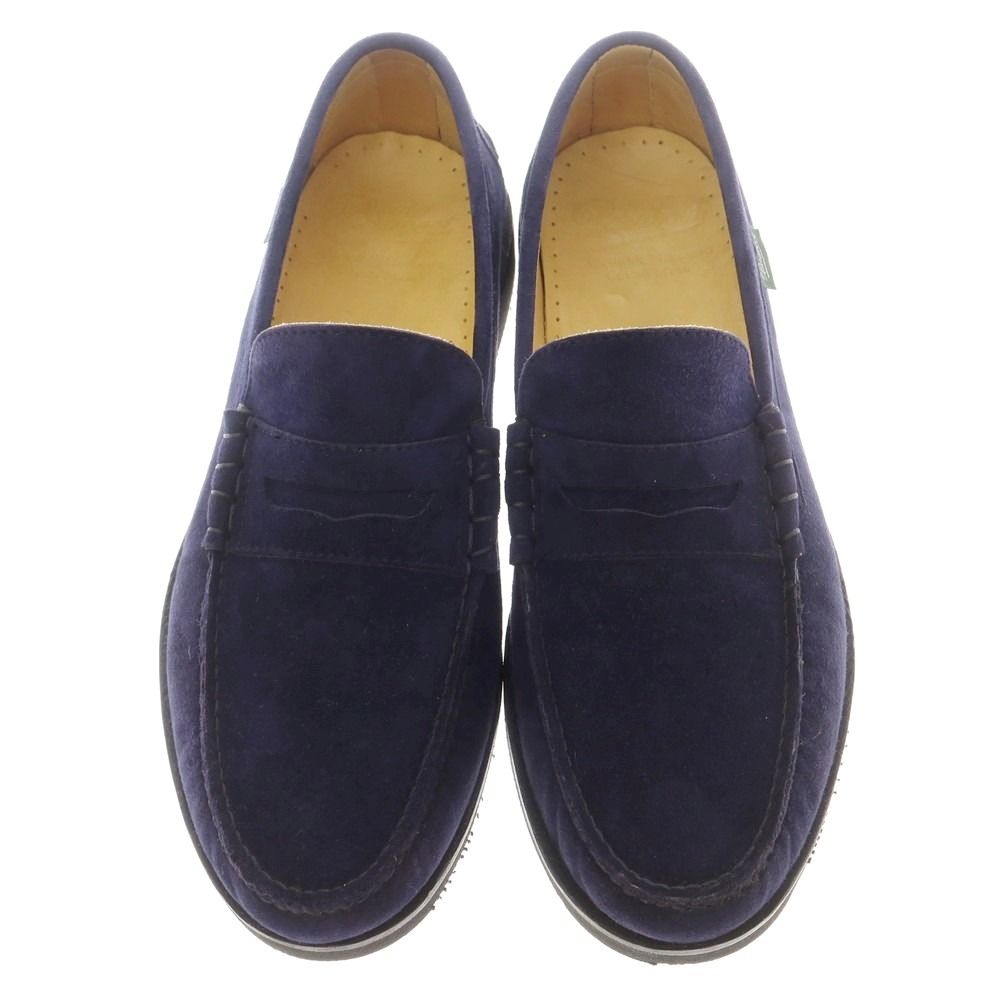パラブーツ Paraboot スエード ローファー ネイビー サイズ6 1 2 メンズ