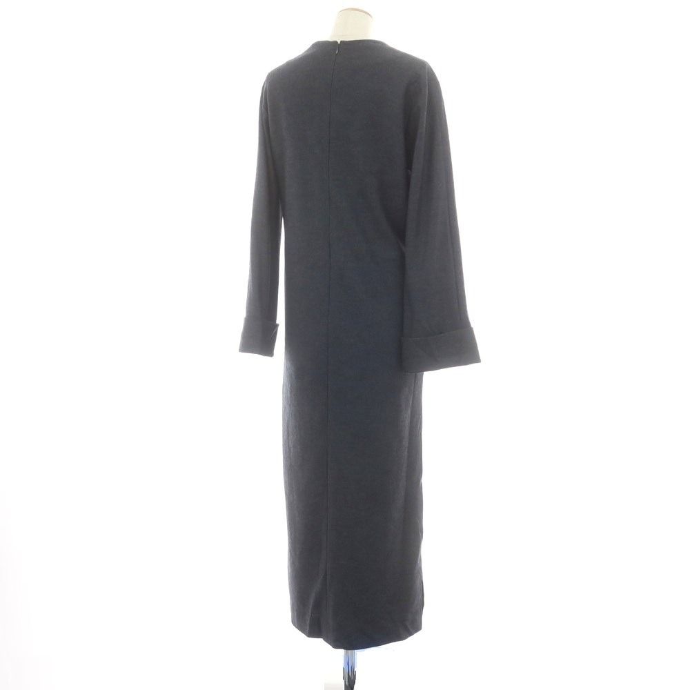 クラネ CLANE ウール ロングワンピース グレー サイズ2 レディース