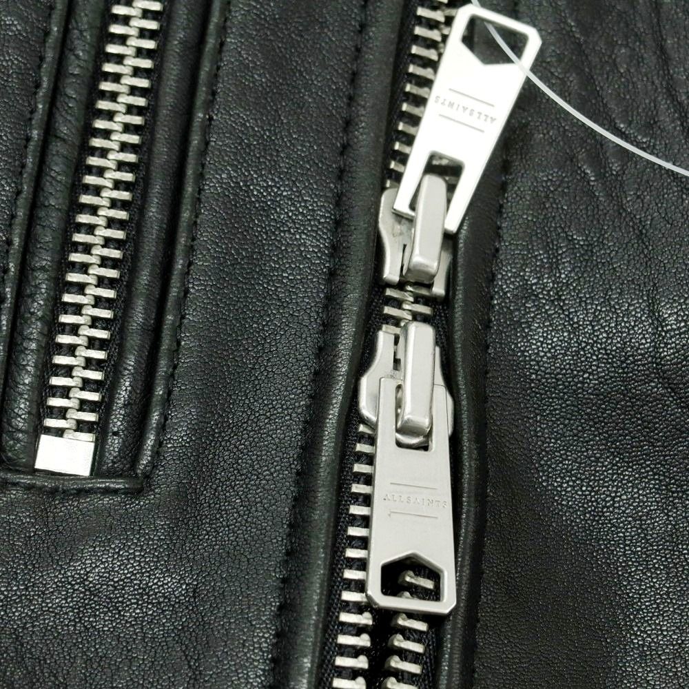 中古】オールセインツ AllSaints ラムレザー ライダースジャケット