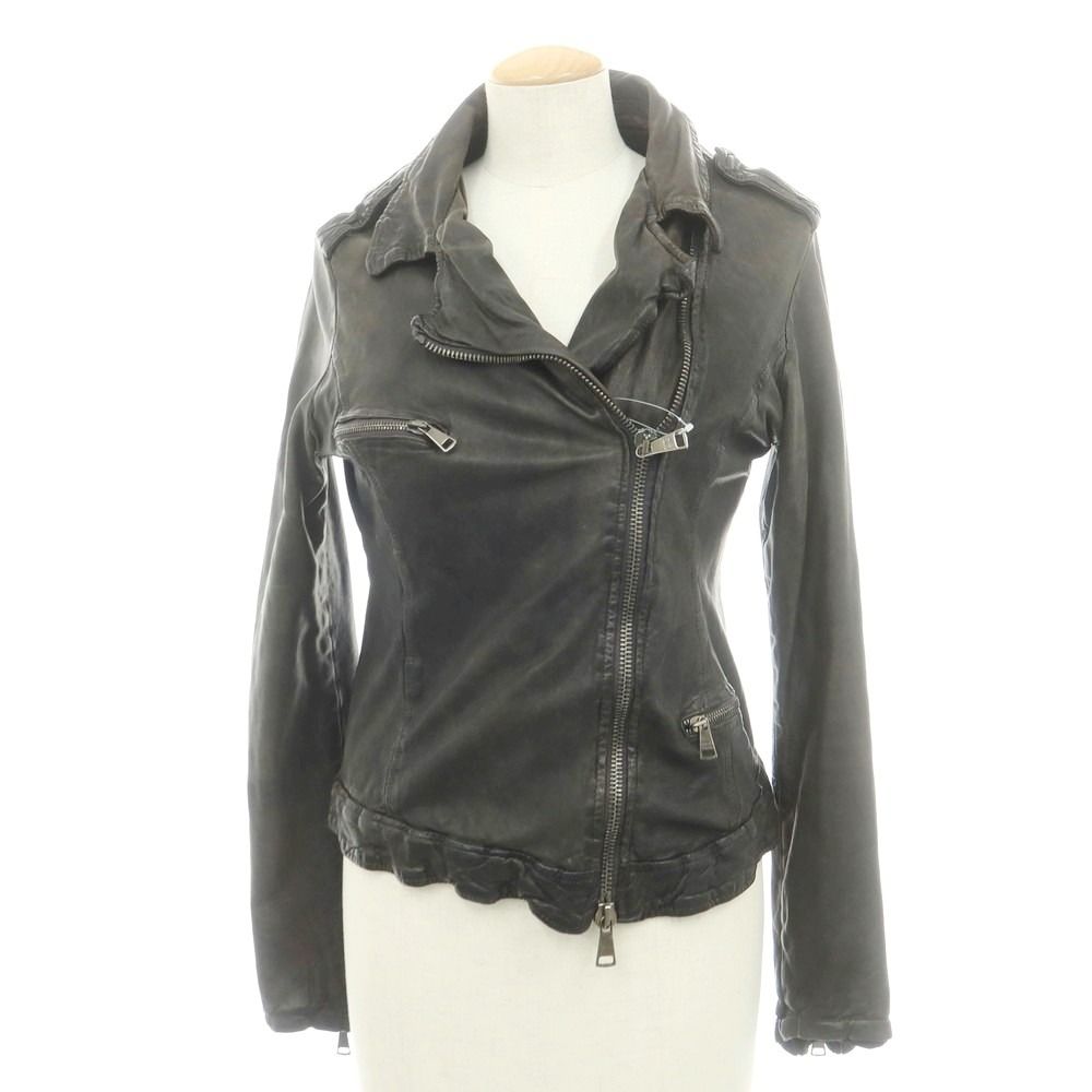 中古】ジョルジオブラット GIORGIO BRATO ラムレザー ライダース