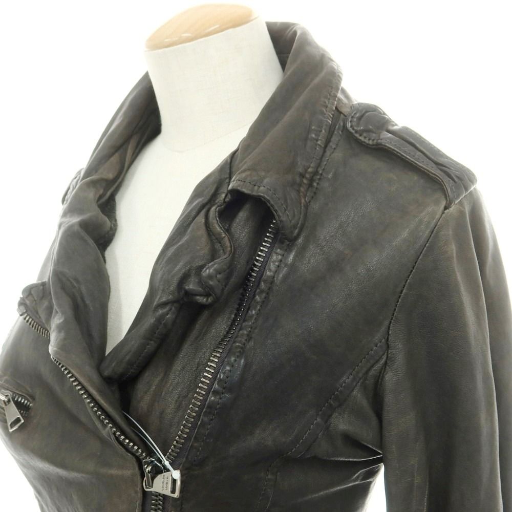 【希少 イタリア製】GIORGIO BRATO ラムレザー ファー 40 希少 イタリア製】GIORGIO BRATO ラムレザー ファー 40 希少