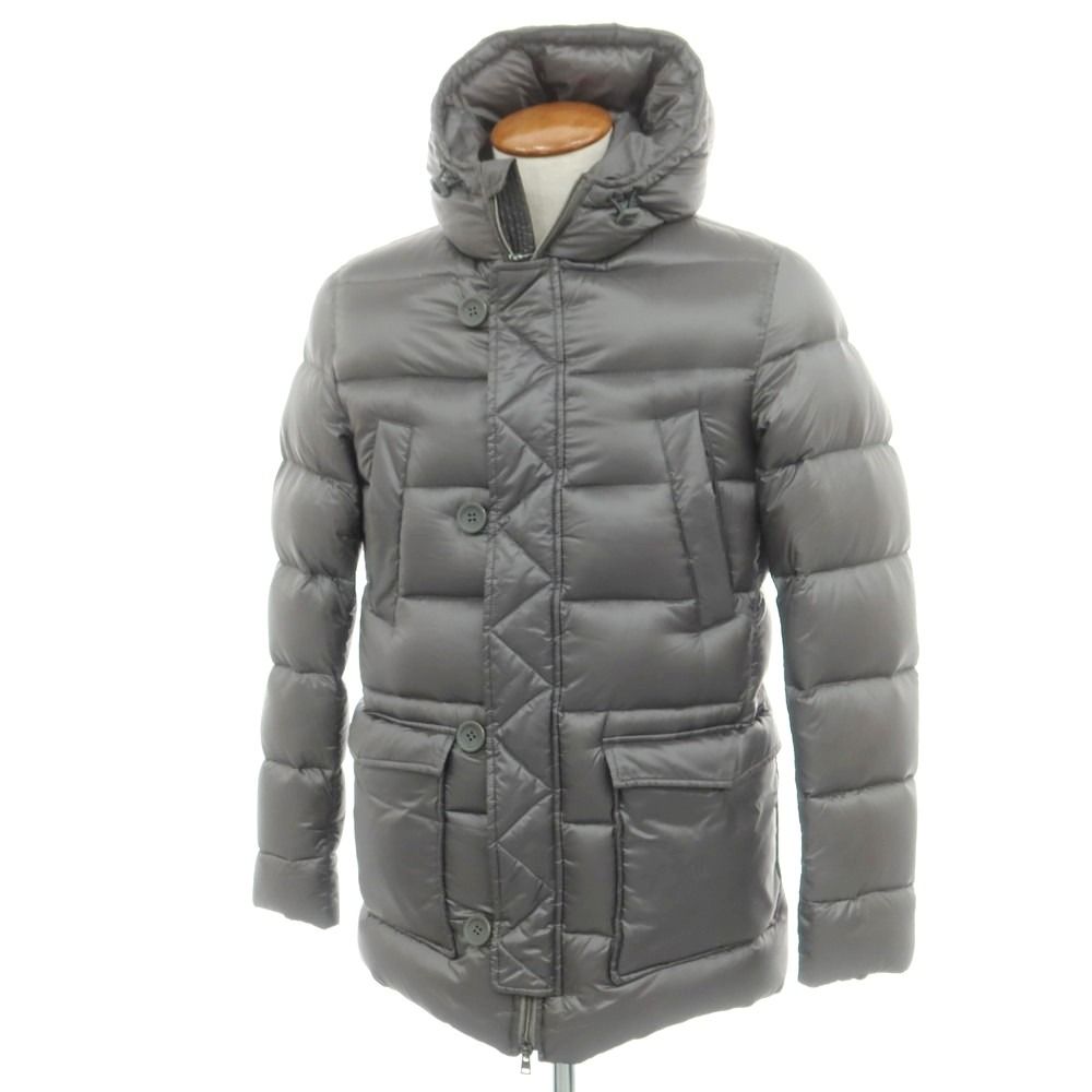 中古】ヘルノ Herno ナイロン ダウンコート グレー系【サイズ46