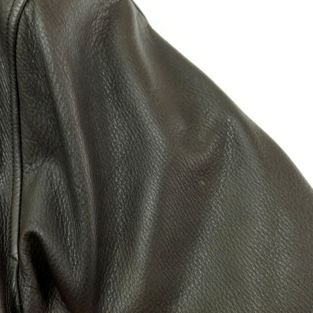中古】ロンギ LONGHI BARNEYS NEW YORK別注 レザー ステンカラーコート