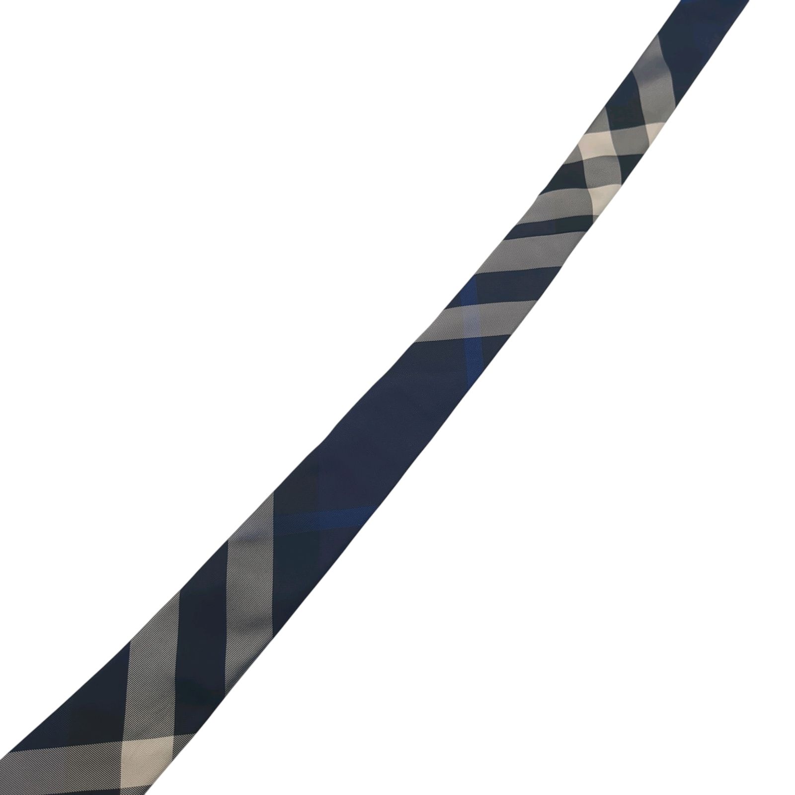 美品】BURBERRY バーバリー ネクタイ 現行タグ メガチェック ネイビー