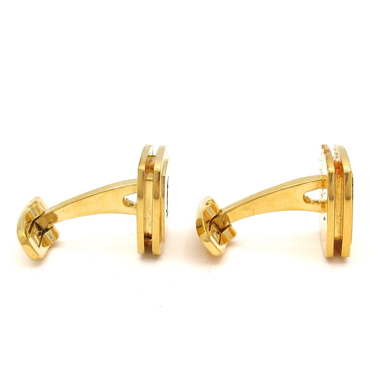 YvesSaintLaurent イヴサンローラン カフス - ゴールド×黒