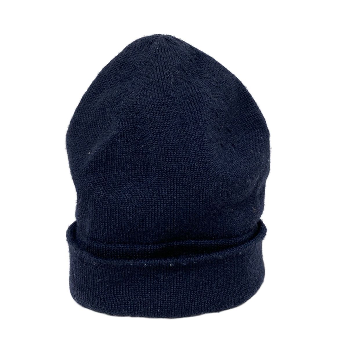 JURGEN LEHL ヨーガンレール ニット帽 - ダークネイビー ウール