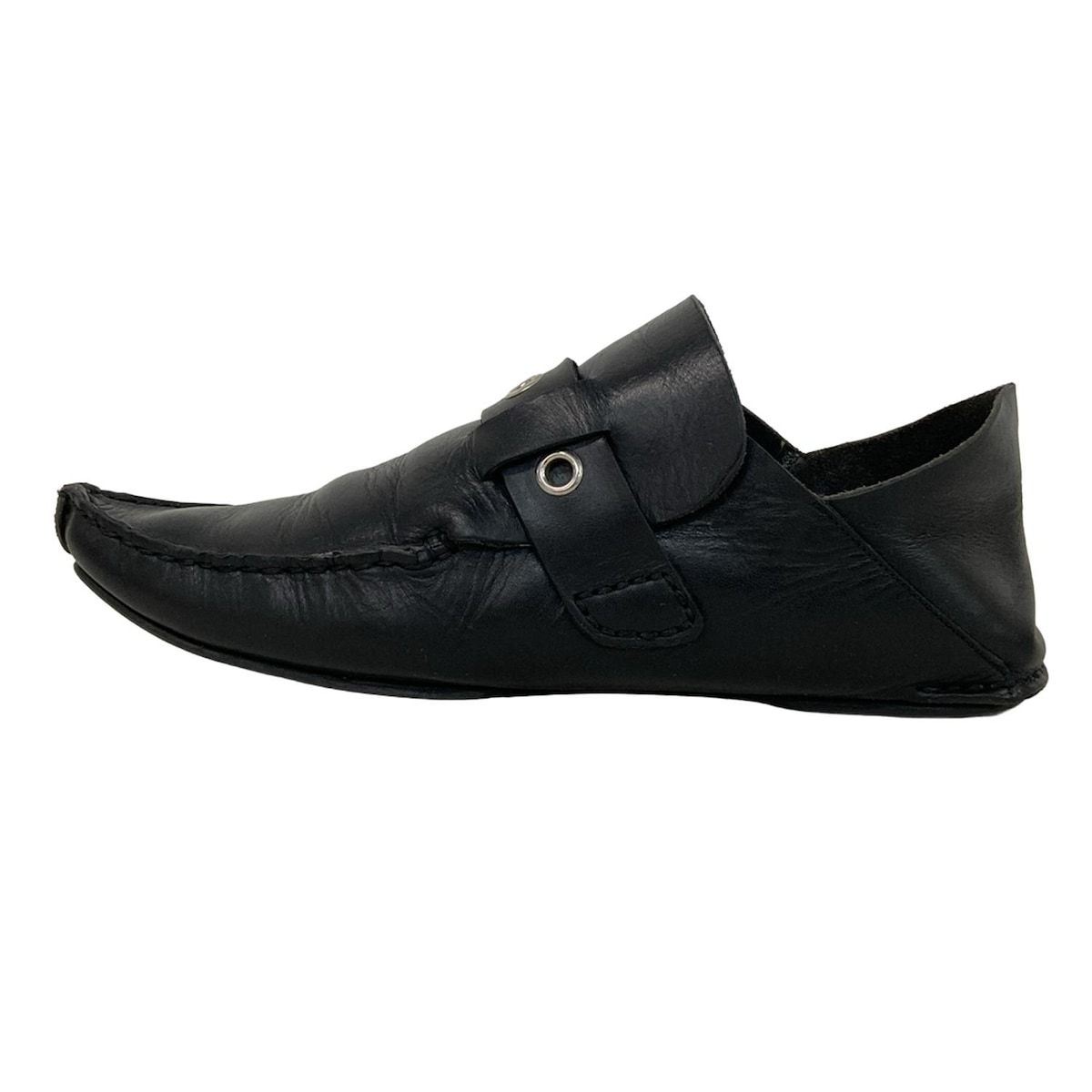 LOEWE ロエベ シューズ 36 レディース バブーシュー 453 29 401 黒 内側ボア レザー