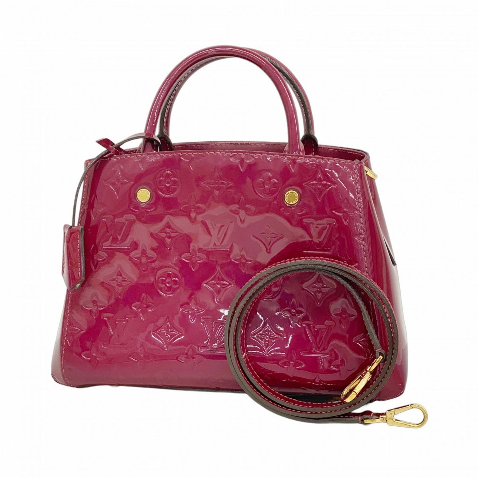 ティンク　ルイヴィトン ヴェルニ モンテーニュBB ハンドバッグアマラント 楽天市場】LOUIS VUITTON ルイ ヴィトン モノグラム モンテーニュBB