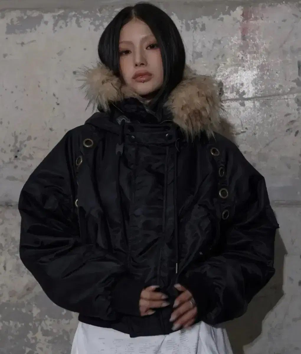 ファンシークラブ エンブロイダリー ファー MA-1