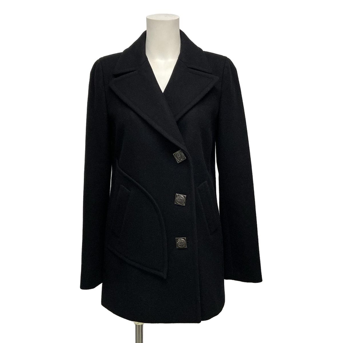 CHANEL(シャネル) コート サイズ38 M レディース美品 - P41579 黒 長袖