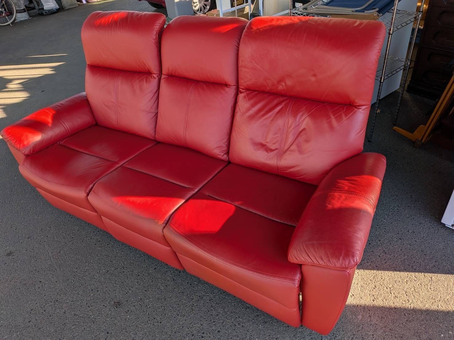 IDC大塚家具取扱い GTO 3人掛け 電動リクライニングソファ チェア SD 315 BMLY LEFT 3P