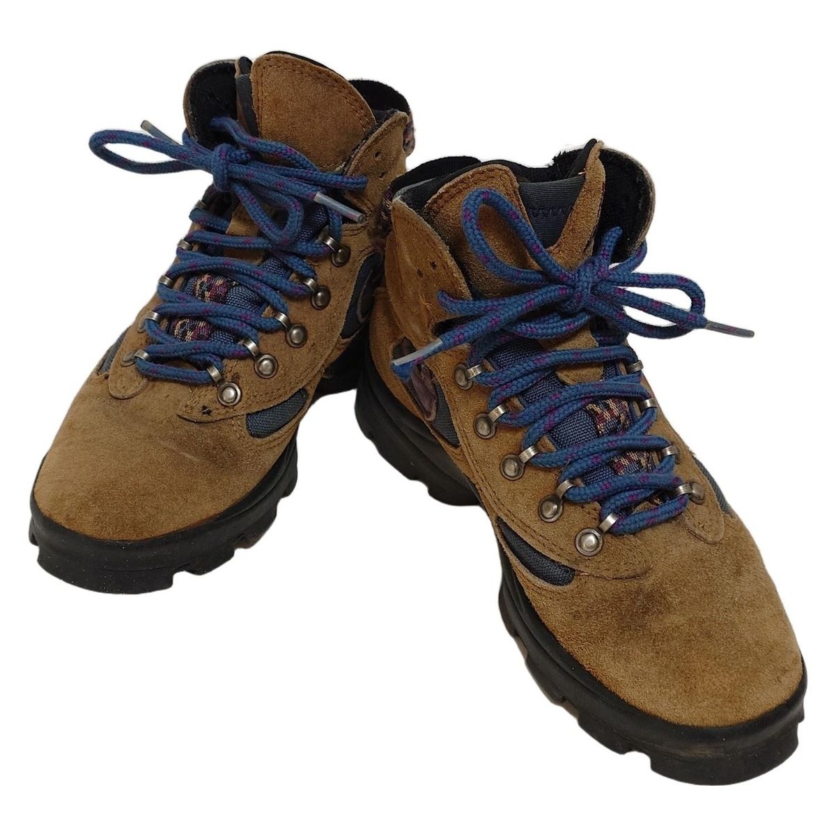 NIKE ナイキ シューズ 23 レディース - 148002-251 ライトブラウン×ブルーグリーン×パープル ACG