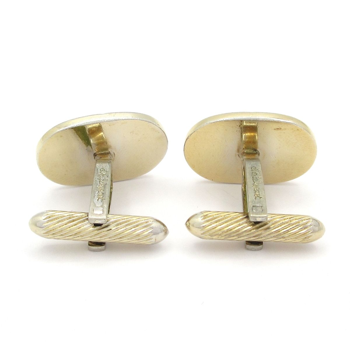 正規限定 デュポン リフレクション装飾 リバーシブルカフス シェル×黒×ゴールド 結婚式・披露宴に ～ CB-1 フォーマルカフス&スタッドセット オニキス