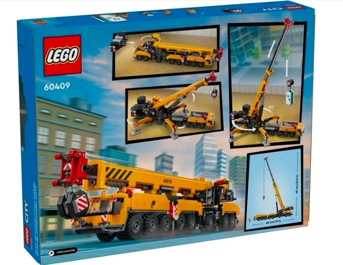 LEGO きいろのクレーン車 60409