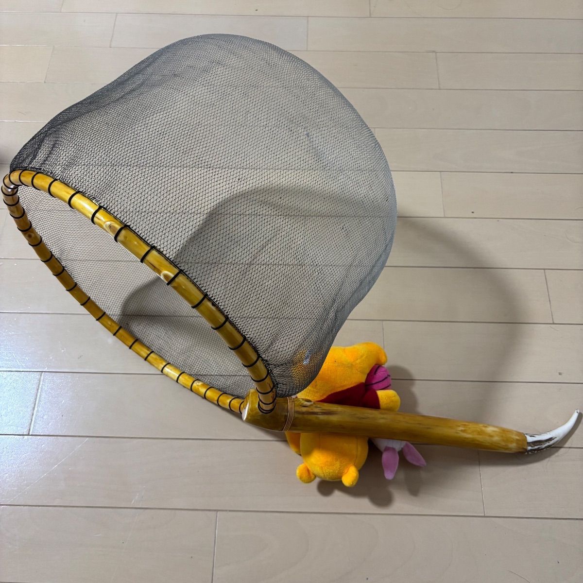 鮎 渓流タモAB級 3 mm目 手すき網付 径33 C No.83315 AB