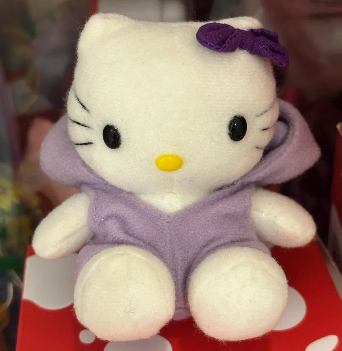 ハローキティ ぬいぐるみ ラベンダー サンリオ 北海道限定 マスコット | キティ 北海道ラベンダー - 祝電 ハローキティ（ラベンダーハート） タグ付き レア hello ハローキティ（ラベンダーハート）＆ディアダニエル（ラベンダーハート