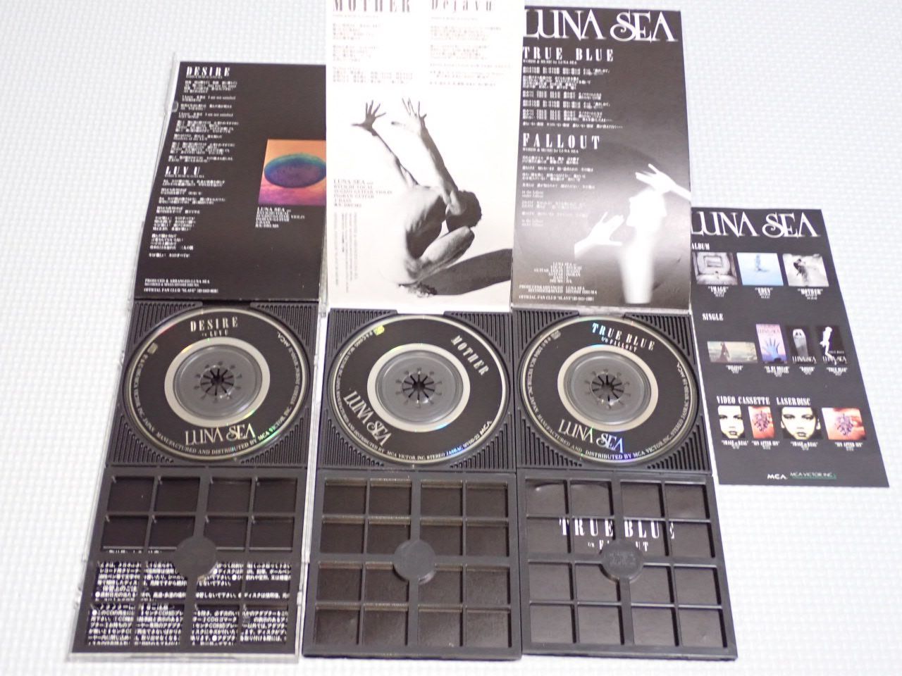 CD☆LUNA SEA TRUE BLUE 8cm (おまけ MOTHER.DESIRE ケース付)☆動作