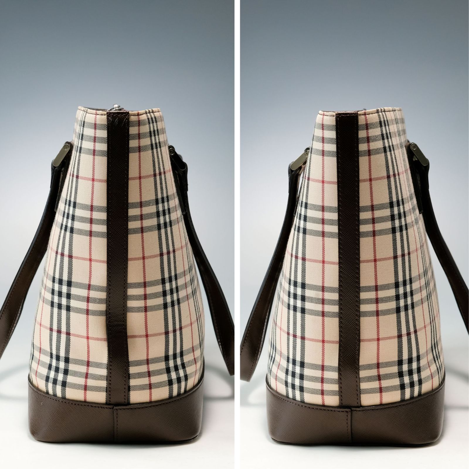 美品】 BURBERRY バーバリー ノバチェック トートバッグ 大容量 A4
