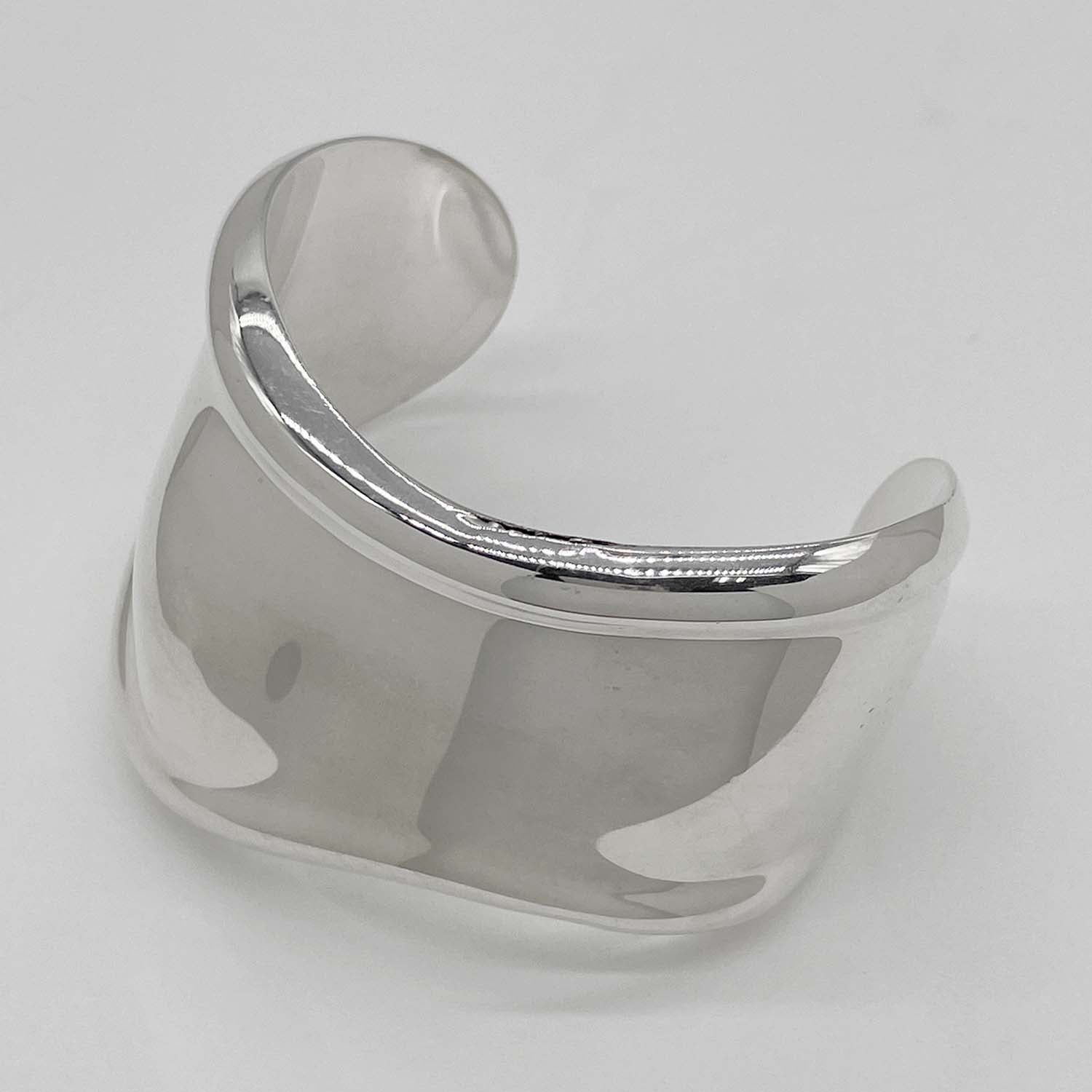 Tiffany-Co. ティファニー ボーンカフ バングル ブレスレット SV 925 仕上済 訳アリ