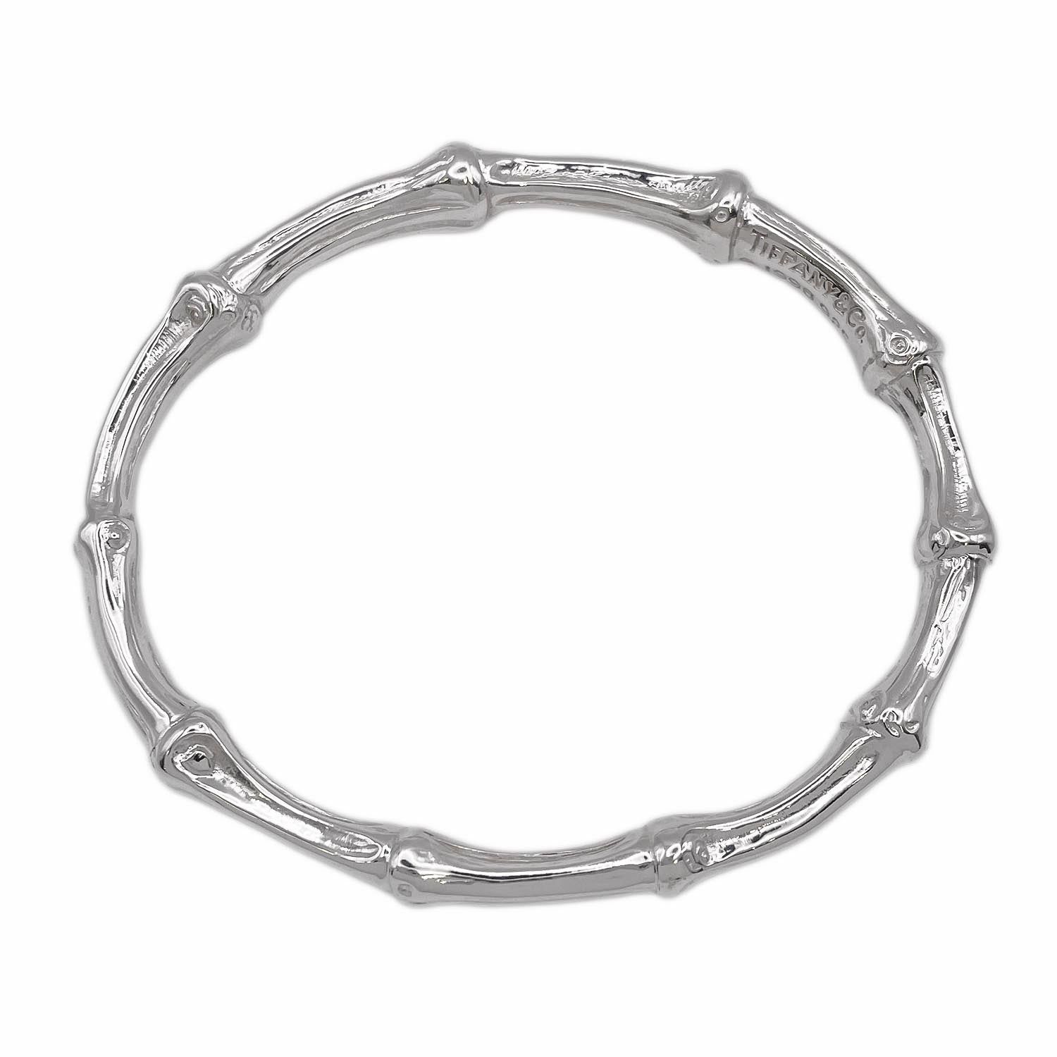 Tiffany-Co. ティファニー バンブー バングル ブレスレット 竹 SV 925 仕上済