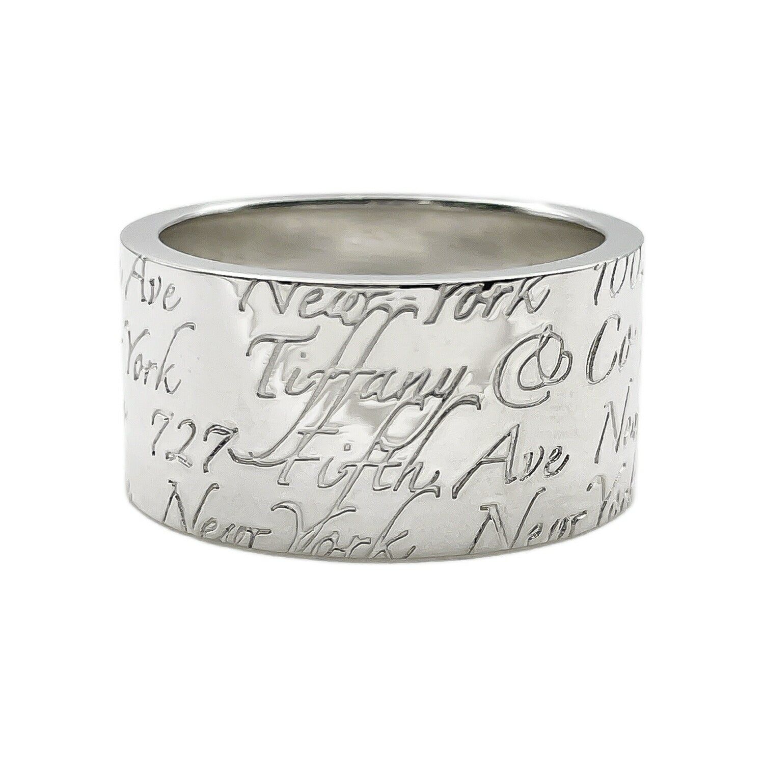 Tiffany&Co. ティファニー 11.5号 ノーツ ワイドリング 指輪