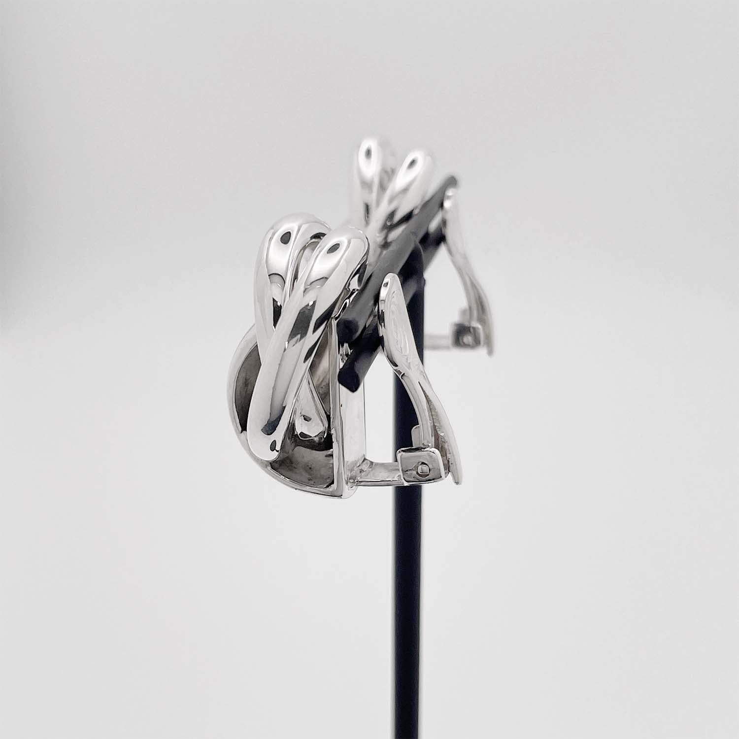 イヤリング 2連フープ