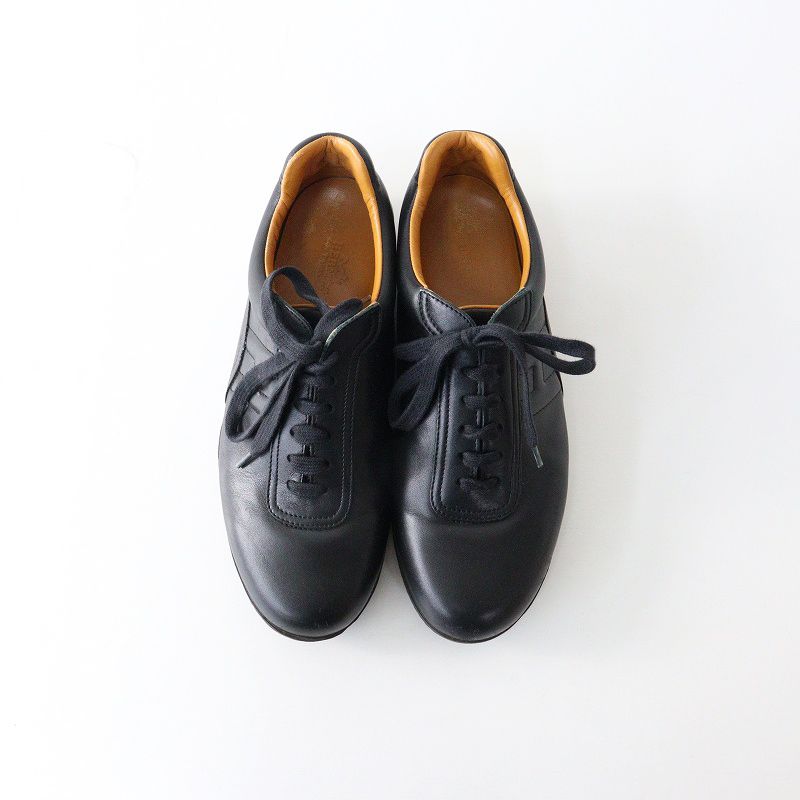 エルメス HERMES Quick クイック ローカットスニーカー 37＼ブラック