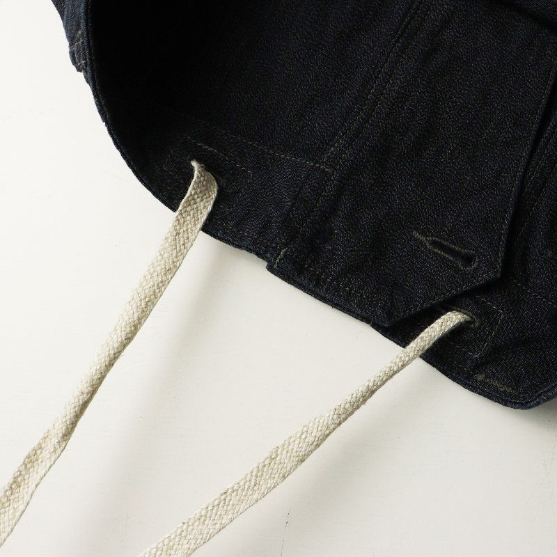  定価6万 45 R rpm フォーティファイブアール 撚杢平の908ベイカーパンツ インディゴ 3 ネイビー ワイド その他 パンツ