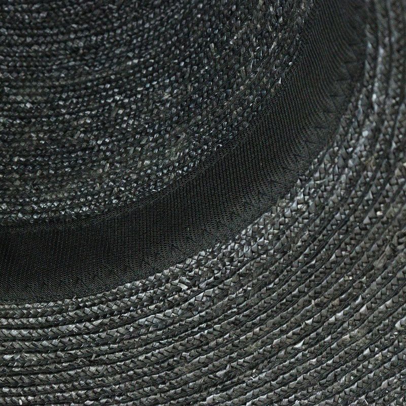 美品 ウィカグロサリー WICA GROCERY ストローハット＼グレー 麦わら