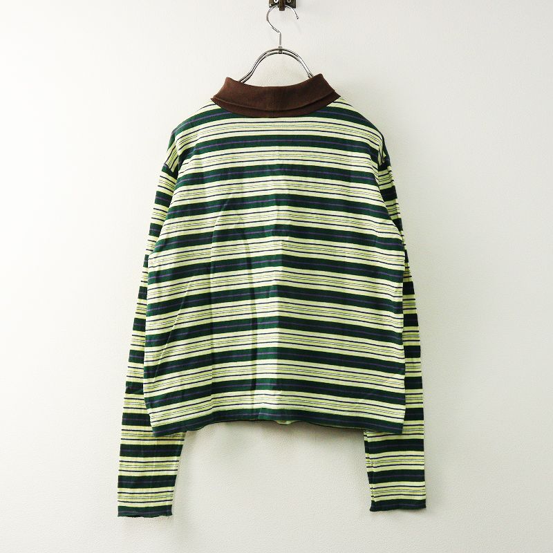 定価13200円 メヤメ MEYAME MULTI BORDER HIGGH NECK マルチボーダー