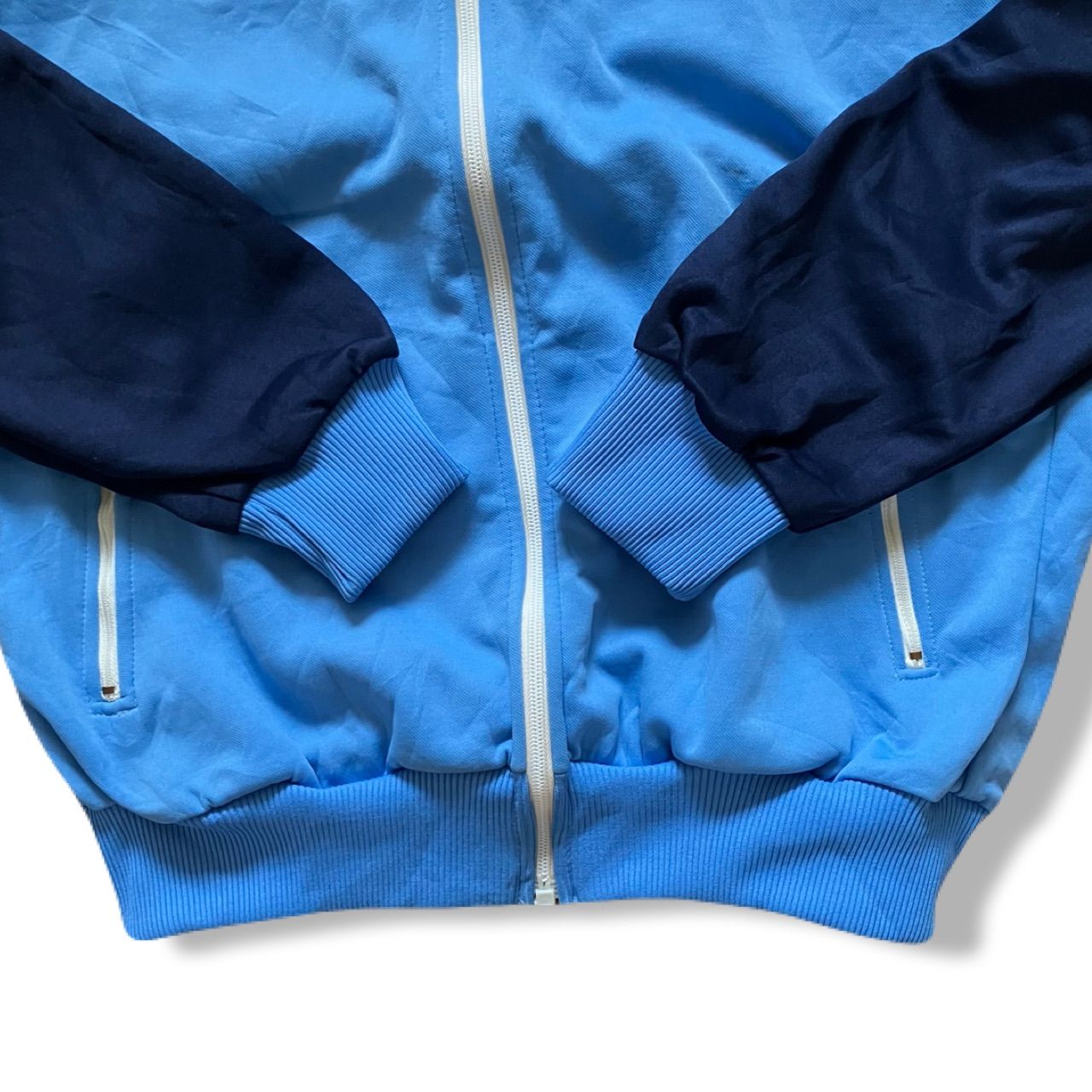 ヴィンテージ adidas アディダス 80s - 90s L ブルー ハイネック