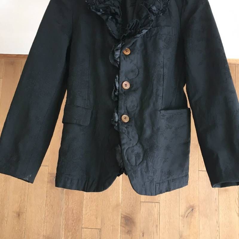 美品 AD2015 COMME des GARCONS コムデギャルソン 装飾 ジャケットXS
