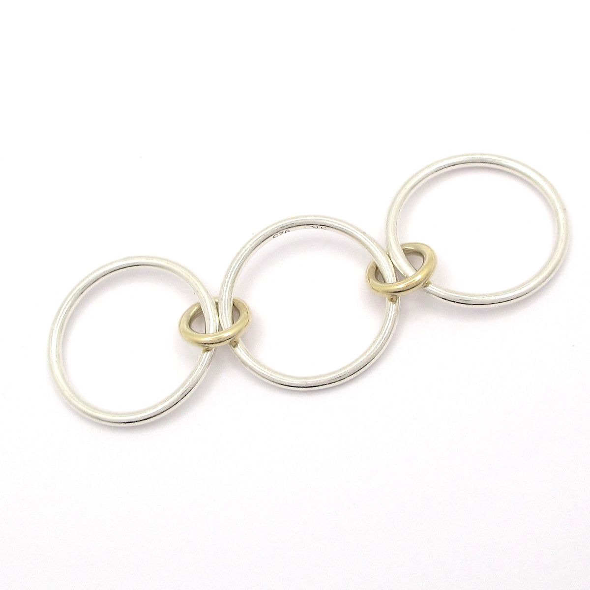 Spinelli Kilcollin シルバー ゴールドリング 3連 スピネリキルコリン Spinelli Kilcollin Spinelli Kilcollin リング