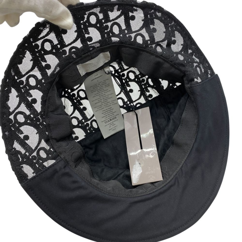 未使用 クリスチャン ディオール バケットハット 切替 トロッター