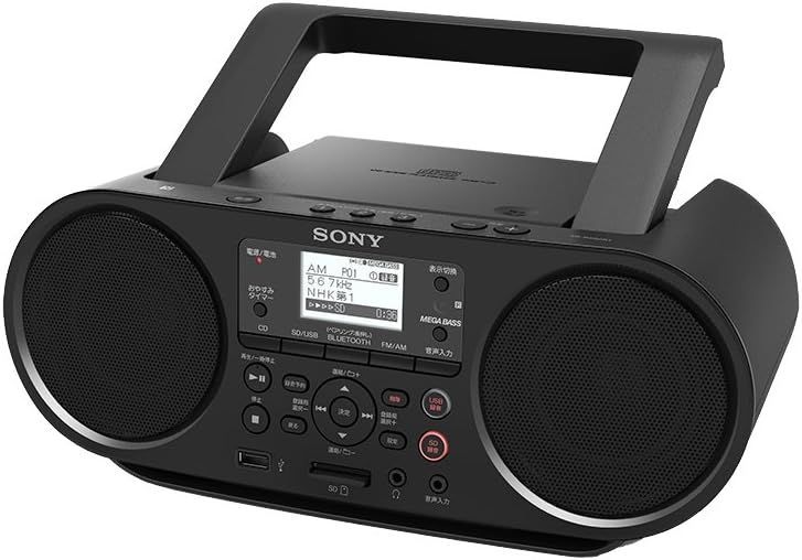 ソニー CDラジオ FM AM ワイドFM Bluetooth対応 語学学習用機能 オートスタンバイ機能搭載 ZS RS 80 BT