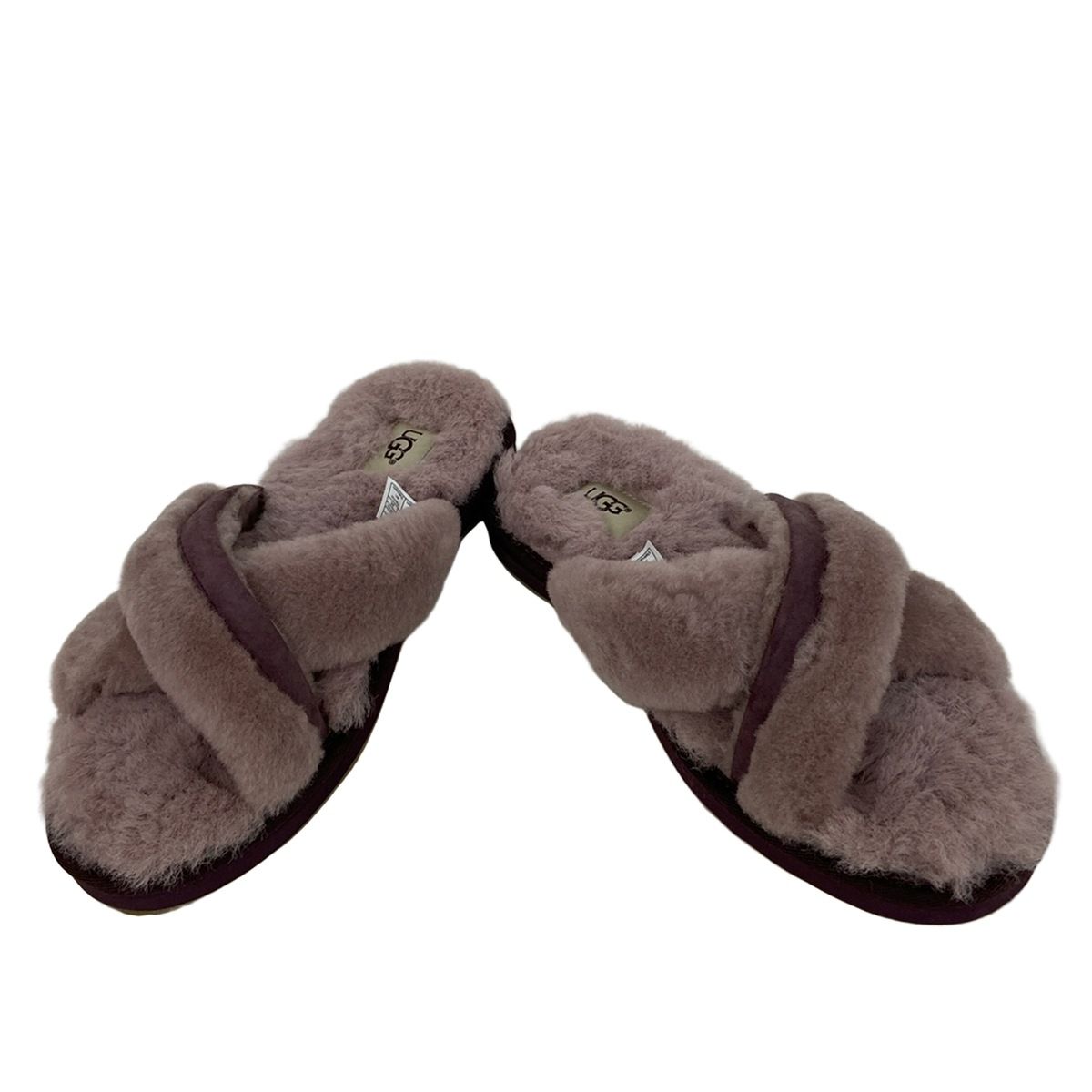 UGG アグ サンダル JAPAN 26 メンズ アベラ 1017548 パープル 冬物 ムートン