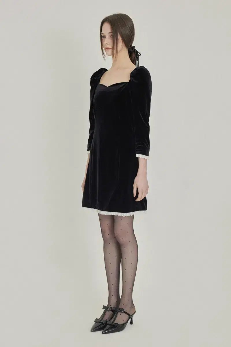 ロマンシック Opera ツアーベルベット ミニ ドレス