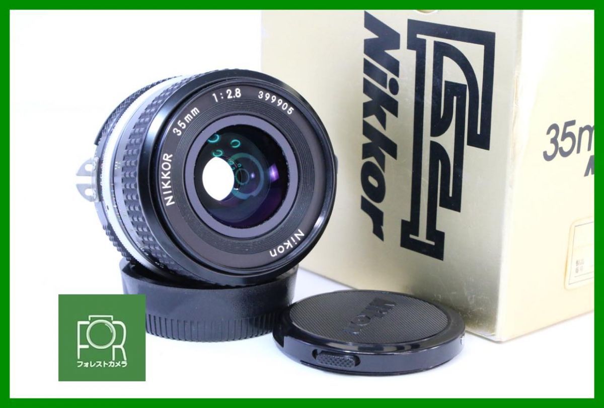 点検済 ニコン Nikon AI NIKKOR 35 mm F 2.8 元 き MMM 555