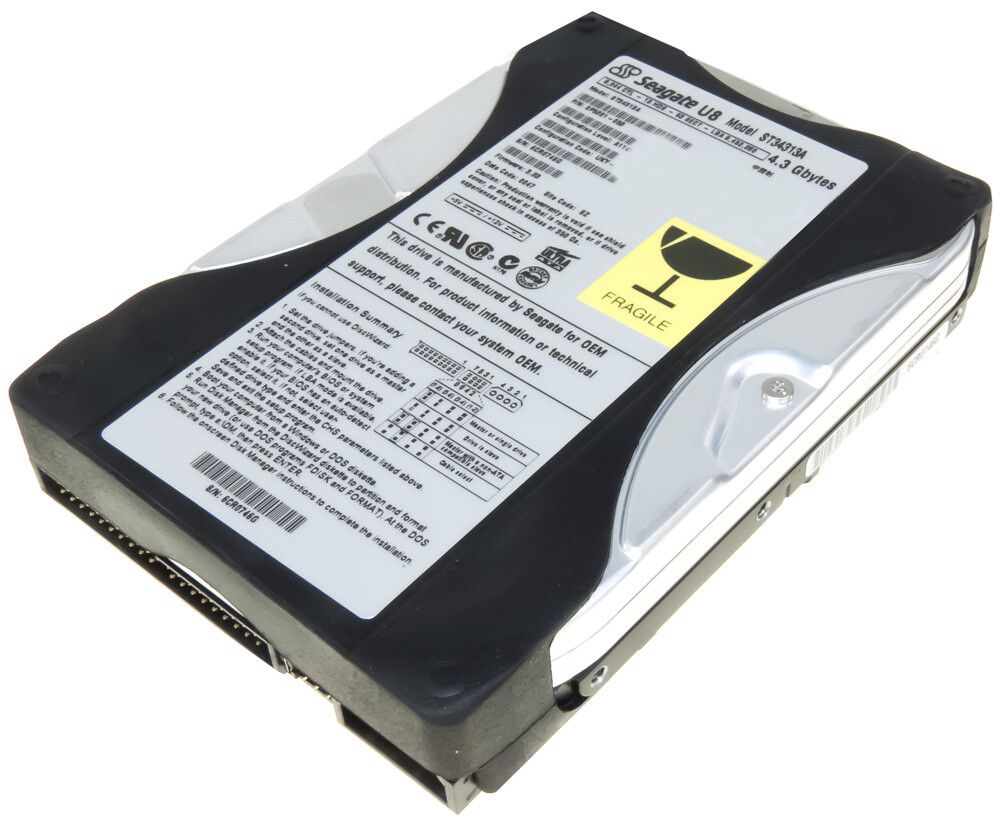 【3年保証】Seagate St34313a 4.3gb Ata 5400rpm 3.5