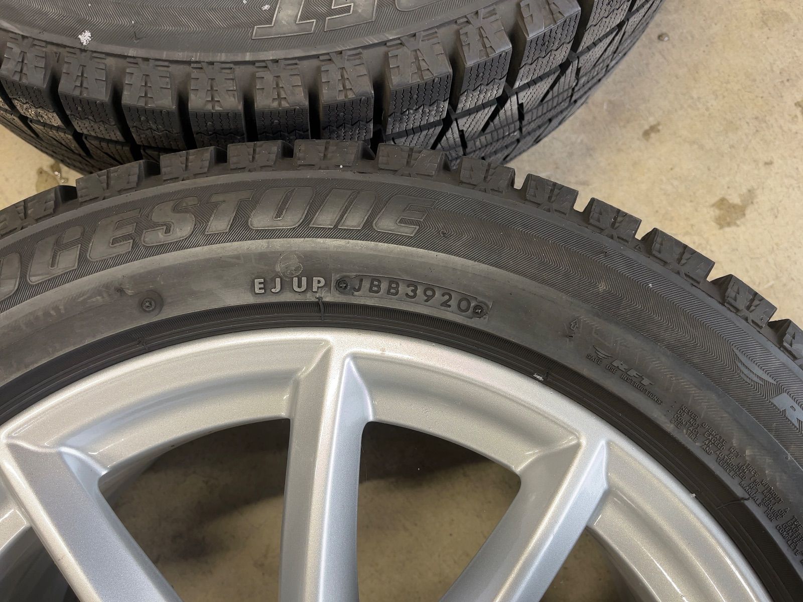  BMW X 1 F 48 2 39 BS RFT バリ山 17インチ 4本セット 17インチ タイヤ ホイールセット