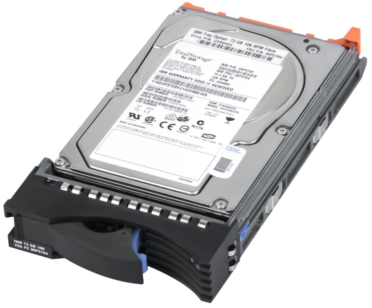 【3年保証】Hard Drive IBM 06P5764 24P3720 ST373307FC 73GB 10000RPM 8MB Fibre Cha