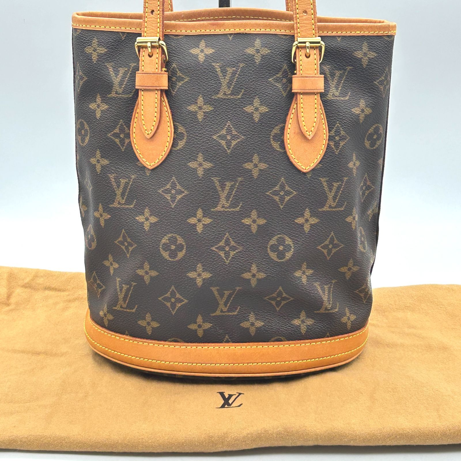 Louis Vuitton ルイヴィトン モノグラム プチ バケット PM トート